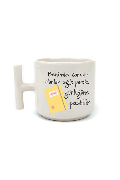 Kırtasiye Ofisi Those Who Have Trouble with Me Cry White Handle t Laf Squeeze...