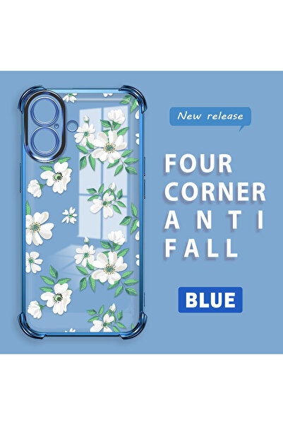 CHICASELUX حافظة هاتف من السيليكون الشفاف المضاد للسقوط متوافقة مع هاتف iPhon...