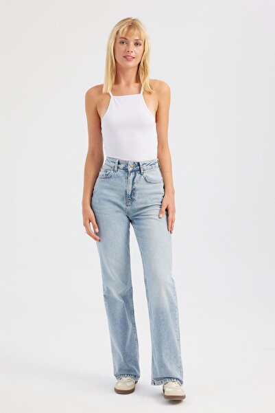 Hiccup Top camișon din bumbac cu guler halter