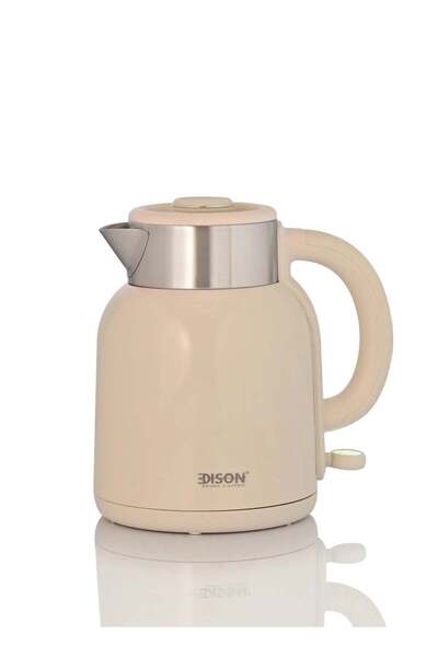 Edison Electric Kettle, 1600 Watts, 1.5 Liters - Cream
