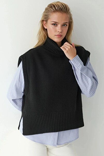 Hiccup Πλεκτό πουλόβερ με ψηλό γιακά Άνετο Παντελόνι