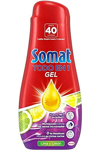 Somat GEL DE SPĂLAT VASE 640ML LĂMÂIE 40SP pentru masina de spalat vase + bon...