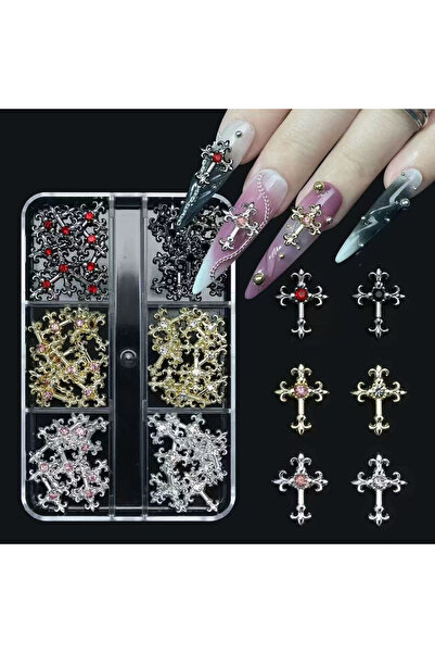 Venalisa 6lı Metal Hac Sembolü Tırnak Süsleme Nail Art Charm