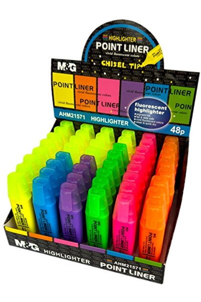 M&G Scented highlighter, 6 colors/set, 48 pieces,