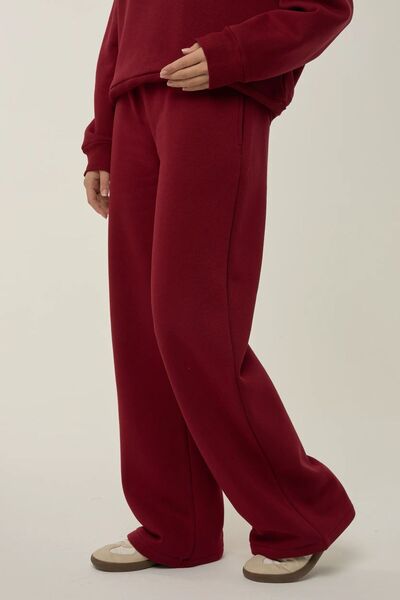 Hiccup Wide-leg drawstring waist jogging pants