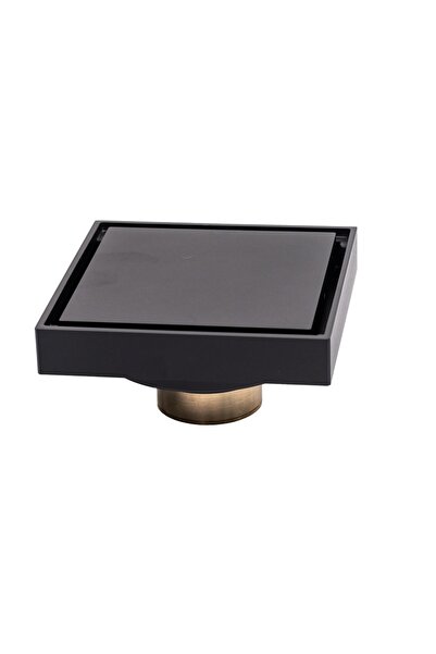 Trendy's Sifon pardoseala TRENDY’S, negru Mat 10X10 cm, iesiere pe 40 mm anti...