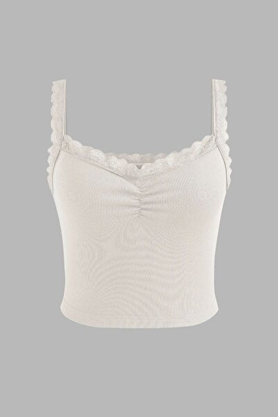 Hiccup Crop top with lace details