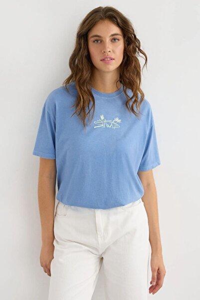 Hiccup Oversized short-sleeved printed T-shirt