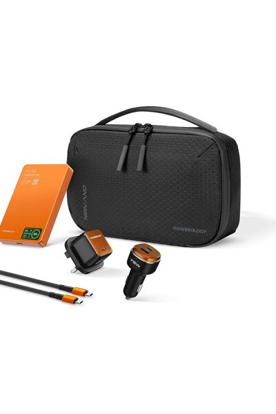 Powerology Nirvano 5-in-1 Power Travel Kit