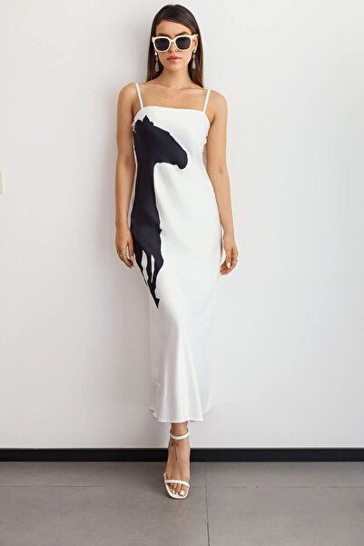 Hiccup Rochie maxi cu imprimeu grafic și bretele spaghete