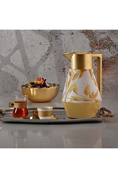 Generic ترمس إيفرست ليديا، سعة 1 لتر، غلاف داخلي من الزجاج الحراري، غلاف خارج...