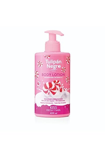 Tulipan Negro Lotiune de corp Capsuni si Crema 400ml