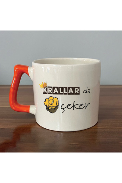 Kırtasiye Ofisi Kings Come Near Me Orange Handle Prime Humorous Gift Cup Mug ...