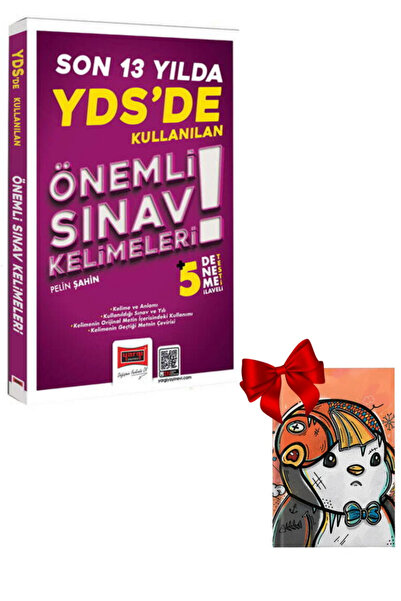 Yargı Yayınları YDS de Son 13 Yılda Kullanılan Önemli Sınav Kelimeleri (Defte...