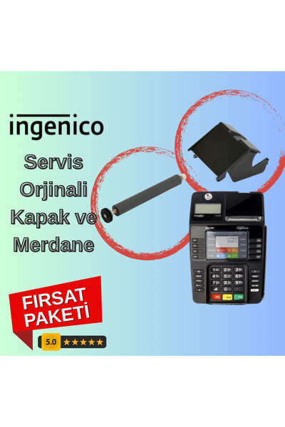 ingenico IDE280 Yazıcı Yenileme Seti (Kapak + Merdane) - Birebir Orijinal Ser...