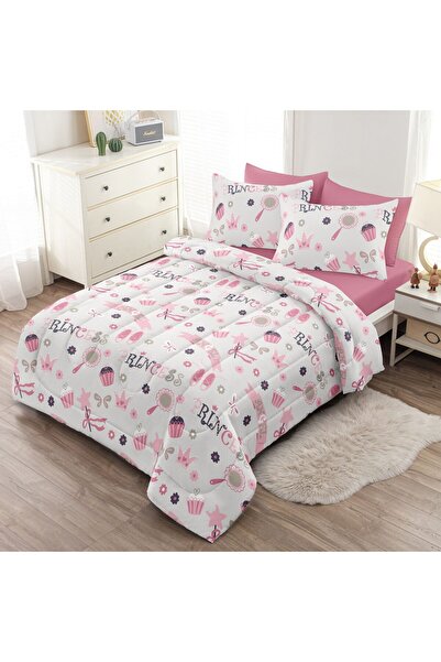 Orange Bed & Bath Kids Full | 6-Piece Single Duvet Set