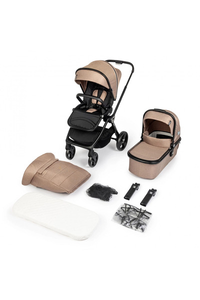 Kidnort Carucior reversibil 2 in 1 pentru copii Isbjorn Mocha Mousse, pliere ...
