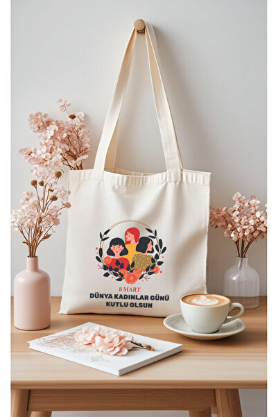 aprendi dünyanı ve kendini koru,ham bez kullan Dünya Kadınlar Günü Özel Tasar...