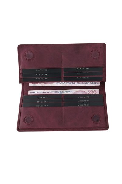 Meskanto Mathilda Genuine Leather Women's Wallet with Phone Compartment