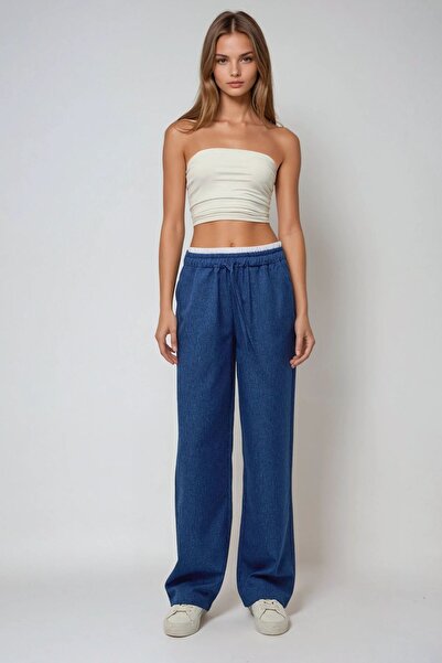 Hiccup Wide-leg trousers with elastic waist