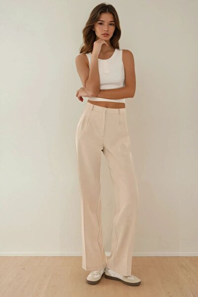 Hiccup Παντελόνι με πλισέ μεσαία μέση