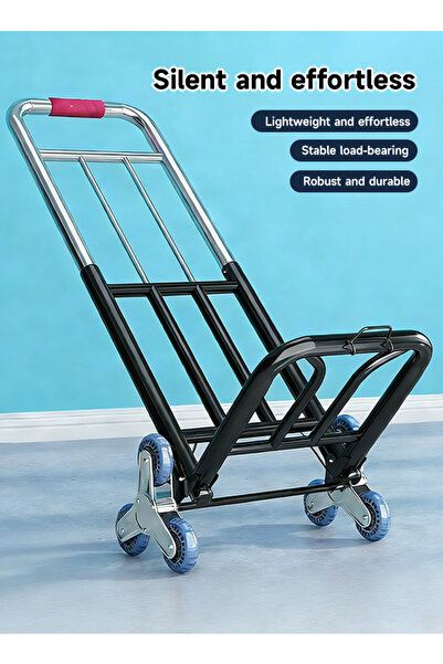 Generic عربة يدوية قابلة للطي والحمل - شاحنة لشراء البقالة والتسوق