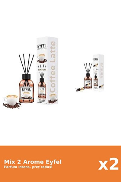 Eyfel Set 2 Mix Eyfel: 1x Cafea, 1x Vanilie
