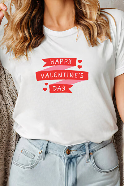 Sarah's Boutique Tricou de damă – 100% bumbac – Valentine’s Day "V-Day Flag"