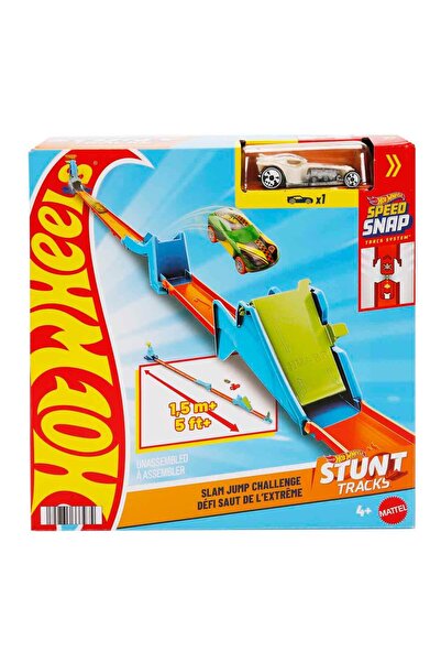 HOT WHEELS Stunt Trucks Akrobatik Yarış Pisti Oyun Seti JHK76 - Slam Jump Cha...