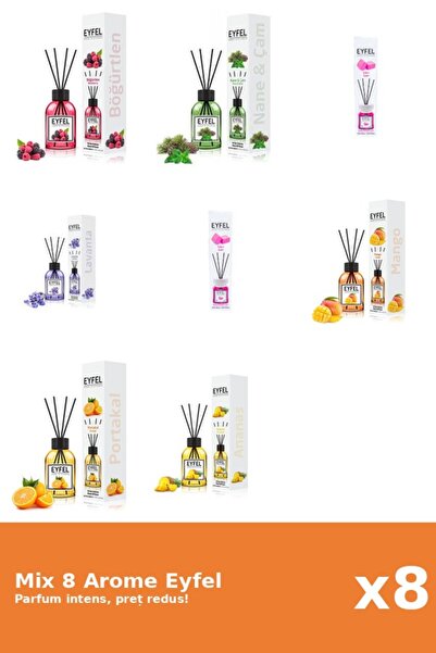 Eyfel Set 8 Mix Variat: 7 arome