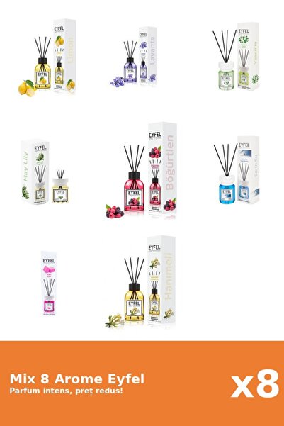 Eyfel Set 8 Mix Variat: 8 arome
