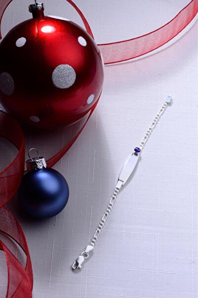 innuendo jewelery 925 Ayar Gümüş Nazar Boncuklu Kız Erkek Bebek Çocuk Bileklik