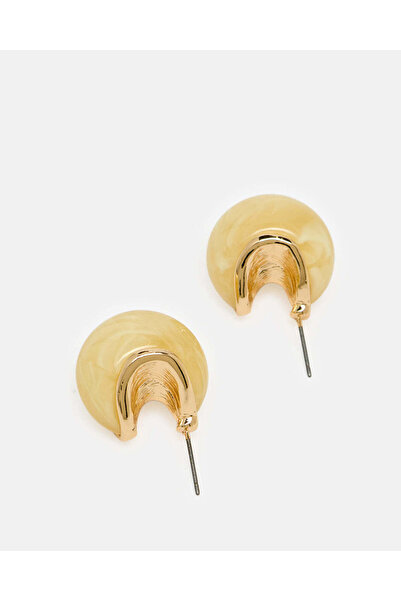 REDTAG Women Yellow Embellished Earrings