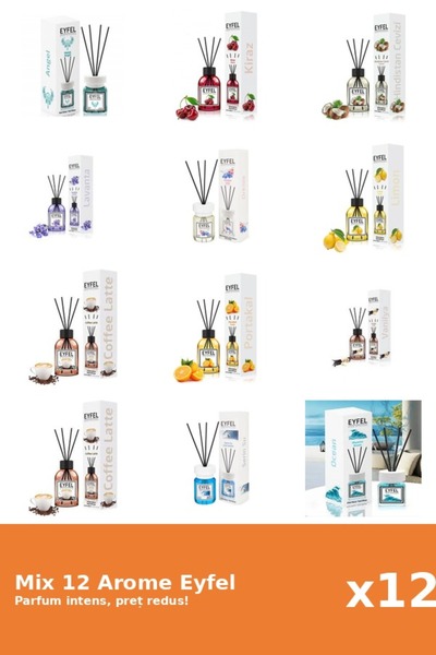 Eyfel Set 12 Mix Variat: 11 arome