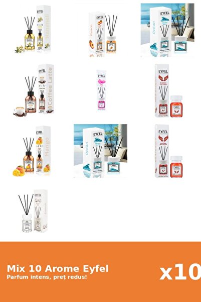 Eyfel Set 10 Assorted Mix: 8 flavors