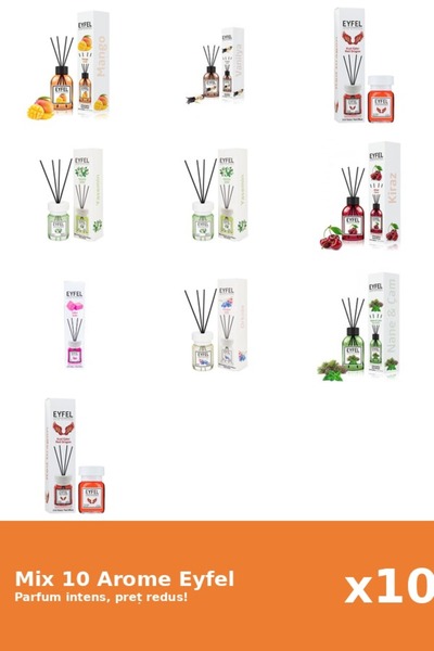 Eyfel Set 10 Mix Variat: 8 arome