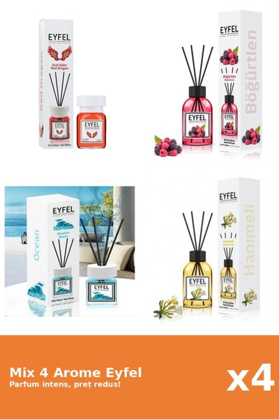 Eyfel Set 4 Mix Eyfel: 1x Fructe De Padure, 1x Mana Maicii Domnului, 1x Ocean...