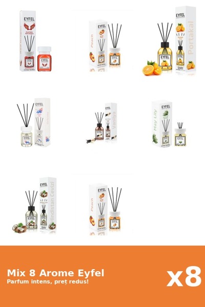 Eyfel Set 8 Mix Variat: 7 arome