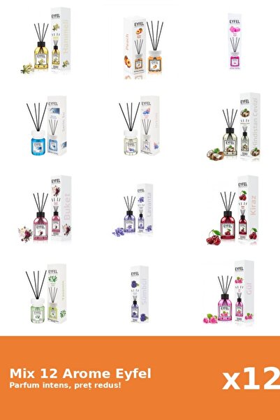 Eyfel Set 12 Mix Variat: 12 arome