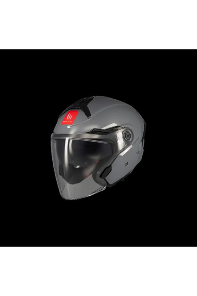 MT Helmets KASK MT COSMO SV A12 PARLAK NARDO GRİ GÖZLÜKLÜ