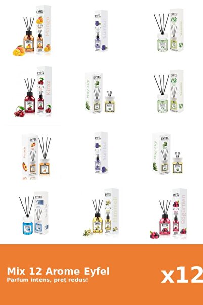 Eyfel Set 12 Mix Variat: 9 arome