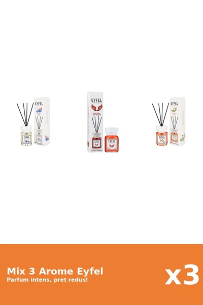 Eyfel Set 3 Mix Eyfel: 1x Acacia, 1x Orhidee, 1x Red Dragon