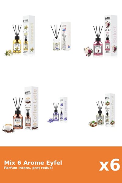 Eyfel Set 6 Mix Variat: 6 arome