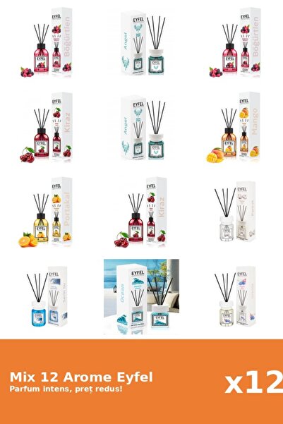 Eyfel Set 12 Mix Variat: 9 arome