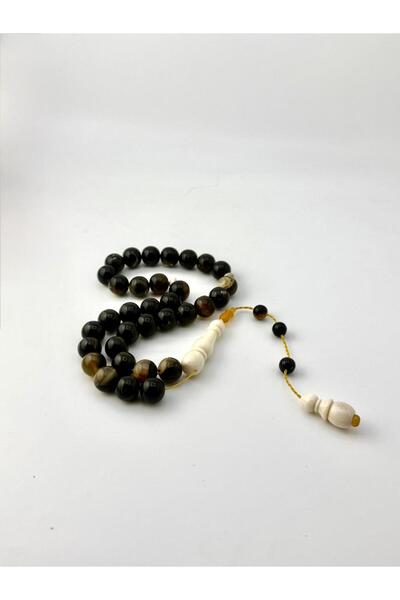 221331 Natural rosary made from the shell of a turtle (tortoise shell)