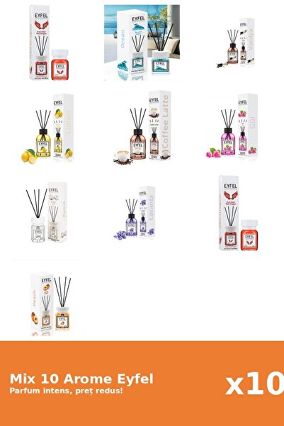 Eyfel Set 10 Mix Variat: 9 arome