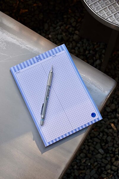 Paper Lab Studio Berry Blue A5 Kareli Bloknot