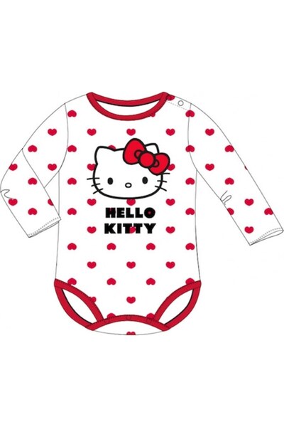 HelloKittyFriends Hello Kitty baby bodysuit, white/red, 68 cm
