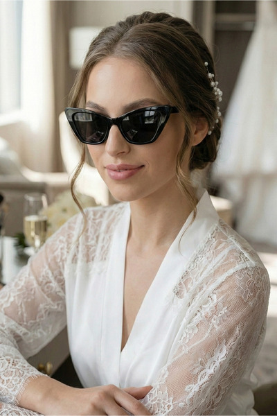 Happyline Black Women's Glasses, after Party Glasses, Birthday Glasses, Eyewear