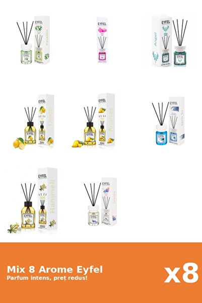 Eyfel Set 8 Mix Variat: 8 arome